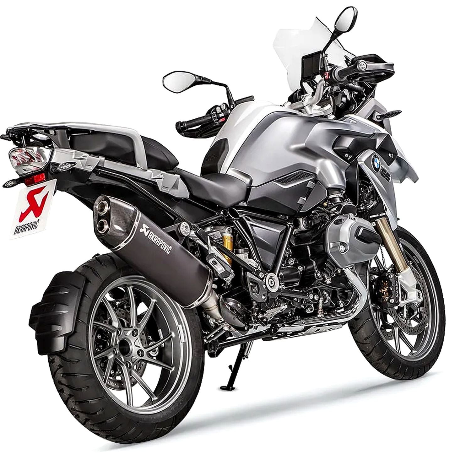Akrapovic Titanium Black Line Slip On Silencer For BMW R 1200 GS ABS Adventure 2013-2018